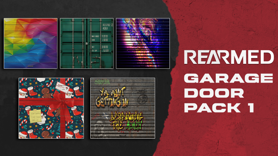 DayZ Rearmed Garage Door Skins Pack #1