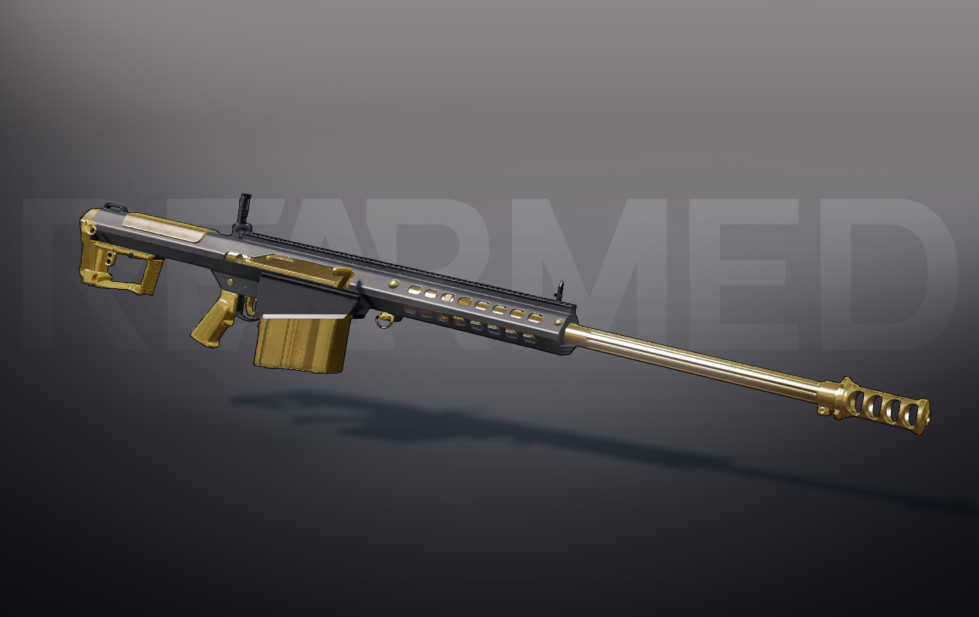 DayZ Rearmed M82 - Gold Trim